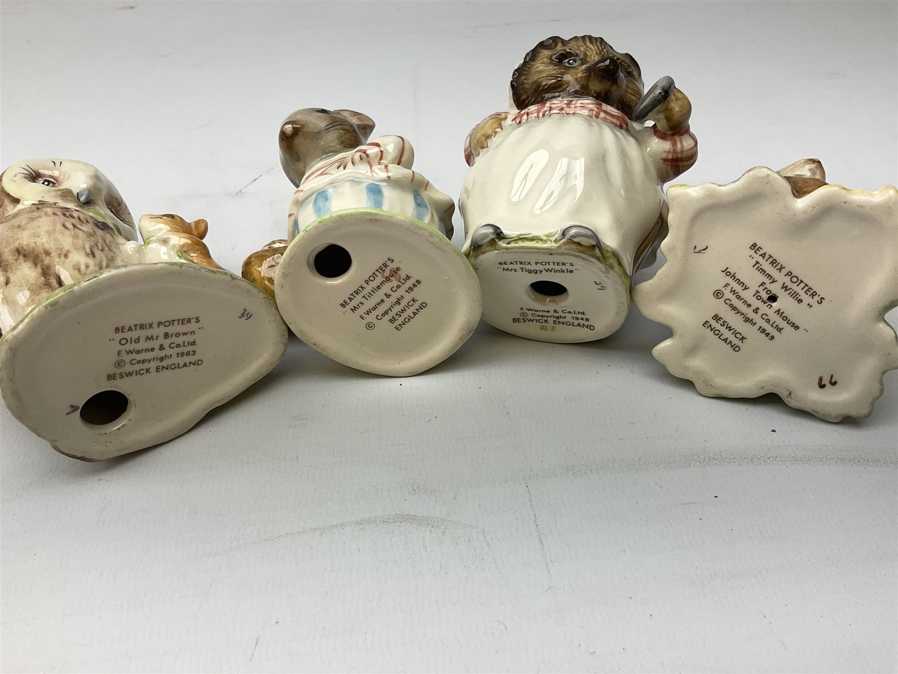 Seven Beswick Beatrix Potter figures | Antiques, Collectables