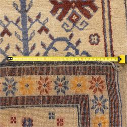 Four Persian rugs, Turkish Anatolian rug, 194x131cm, Turkish Anatolian prayer rug  136x78cm, Persian Gabbeh prayer rug 88x67cm, Caucasian Kazak rug 152x100cm (4)