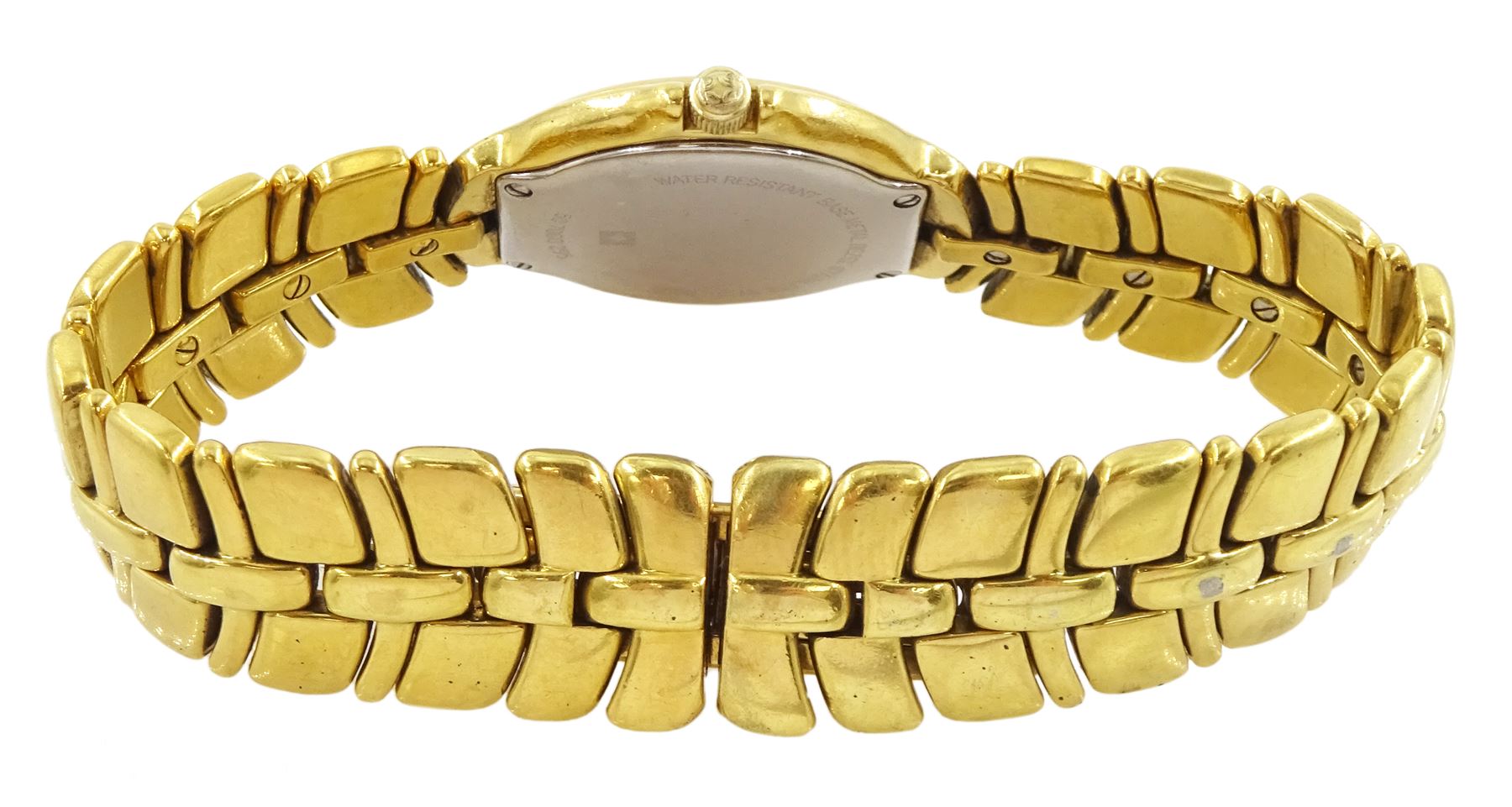 Zenith Acropolis ladies quartz wristwatch, white dial with date aperture, with guarantee card dated 1993 