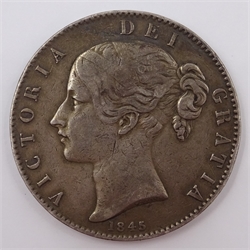  Queen Victoria 1845 crown  