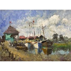 John Ambrose (British 1931-2010): Boats 