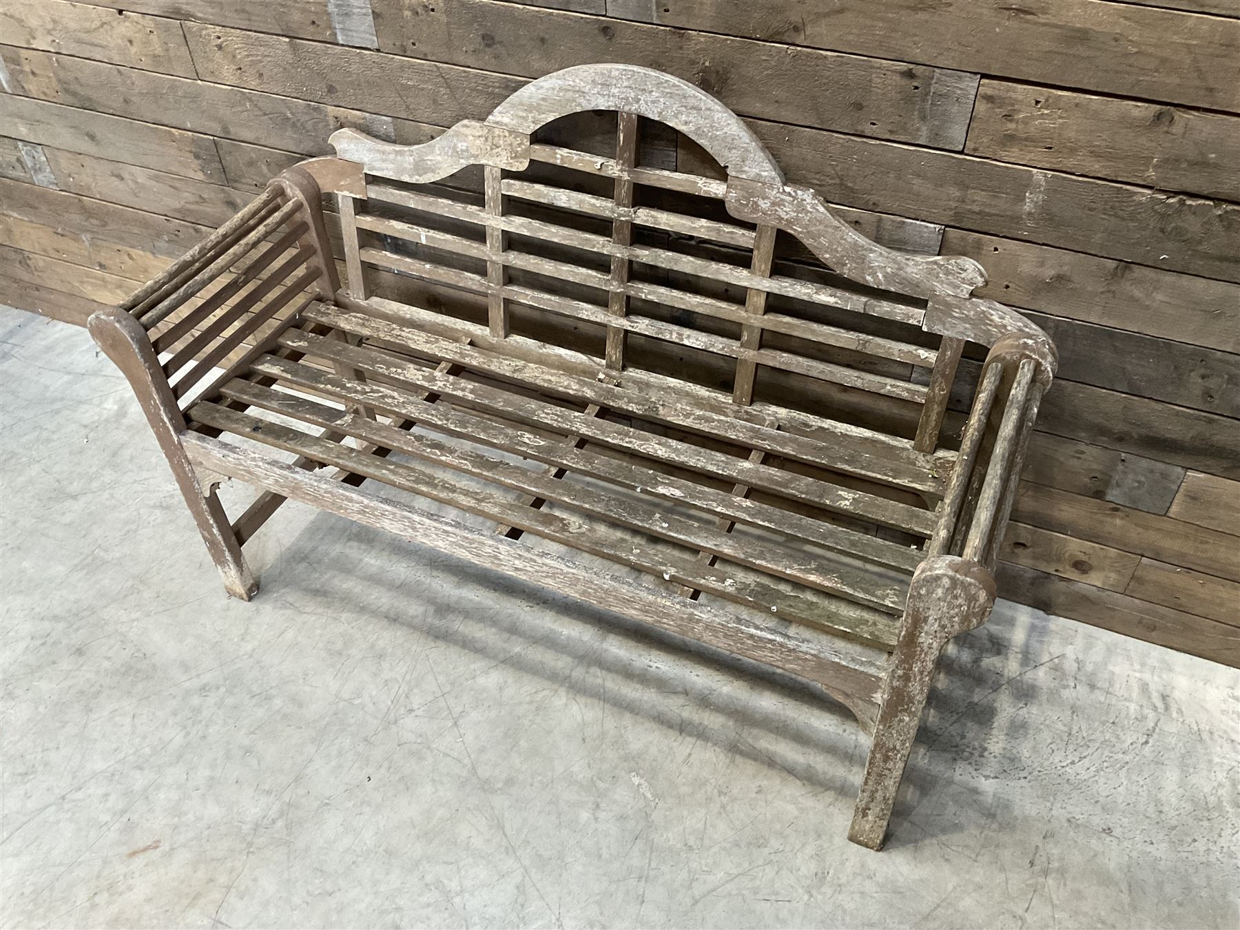  Lutyens design teak garden bench