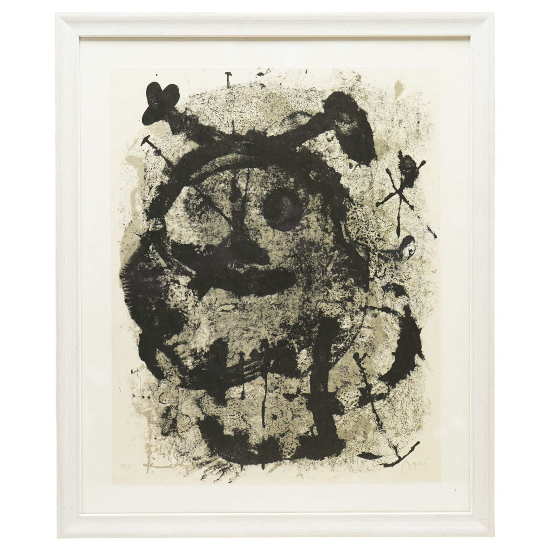 Joan Miro (Spanish (Catalan) 1893-1983): 'Quelques Fleurs Pour Des Amis', limited edition lithograph in colours signed and numbered 29/75 in pencil 41cm x 32cm