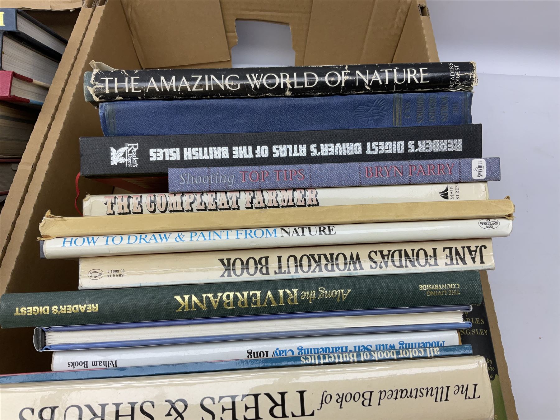 Collection of books, to include British Birds by F.B Kirkman and F.C.R Jourdain, five volumes of Time Life The Seafarers, books on embroidery etc, in four boxes 