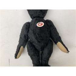 Steiff 'Leo the 1912 Titanic Mourning Bear', in black mohair with tag, limited edition no. 605, with original certificate and box
