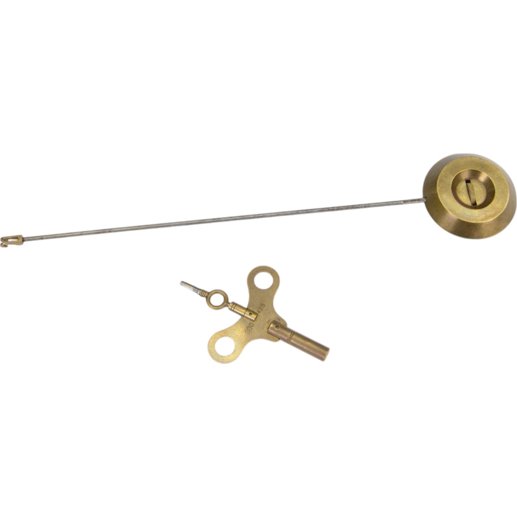 French- Belgium slate mantle clock c1880, drum movement case with voluted side supports and incised gilt decoration with contrasting panels of malachite inlay, two part enamel dial within a glazed cast brass bezel, with a visible Brocot escapement and cornelian pallets, Roman numerals and steel spade hands, twin train rack striking movement striking the hours and half-hours on a bell. With pendulum and key. 