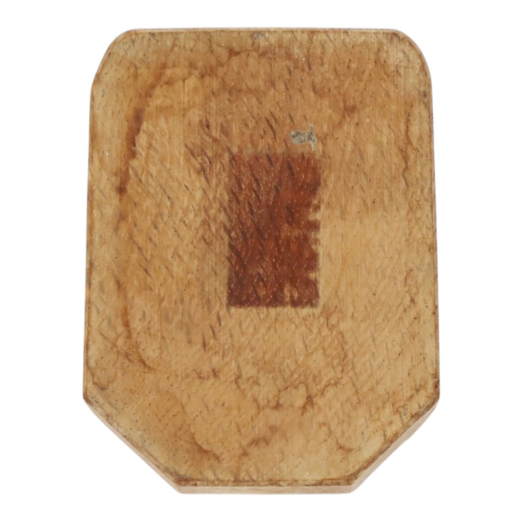 Mouseman - oak ashtray, of rectangular form with canted corners, with carved mouse signature, by the workshop of Robert Thompson of Kilburn