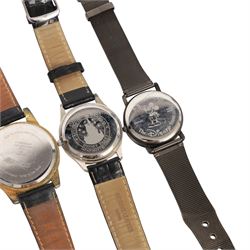 Six Disney Mickey/Minnie Mouse watches, two Mickey Mouse ring watches and a clip on stop watch