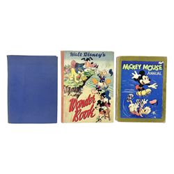 Three Disney Annuals, comprising Mickey Mouse Annual 1949, The Walt Disney Thumper Annual and Walt Disney's Wonder Book