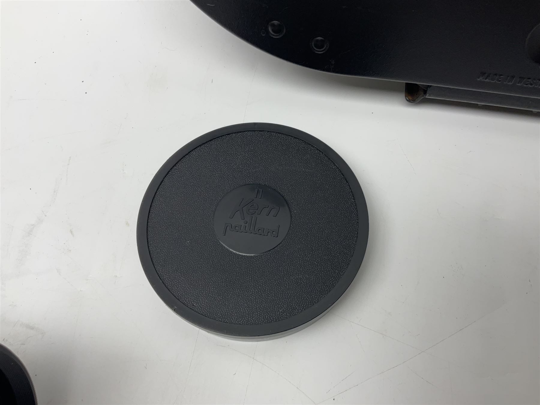 Bolex H16 RX5 camera body, serial no. 245758, with ' Kern Paillard Vario Switar 1:1.9 f=16-100mm POE Bolex H16RX' lens, Bolex 400ft magazine, etc, all in Bolex large flight case