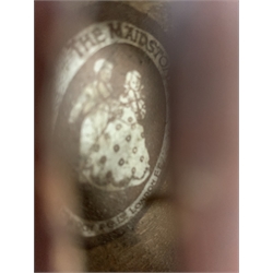 An early 20th century violin, The Maidstone, Murdoch & Co, London, with one piece maple back and spruce top, 60cm long, with bow, and ebonised coffin shaped case. 