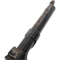 Webley Junior .177 air pistol, circa 1950, batch 223, the air chamber marked The Webley Junior .177  Webley & Scott Ltd. Birmingham Made in England, H13cm, L18cm