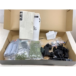 Tri-ang The Battle Game; Airfix D-Day Operation Overlord construction kit; three other unmade Airfix construction kits; and quantity of empty boxes