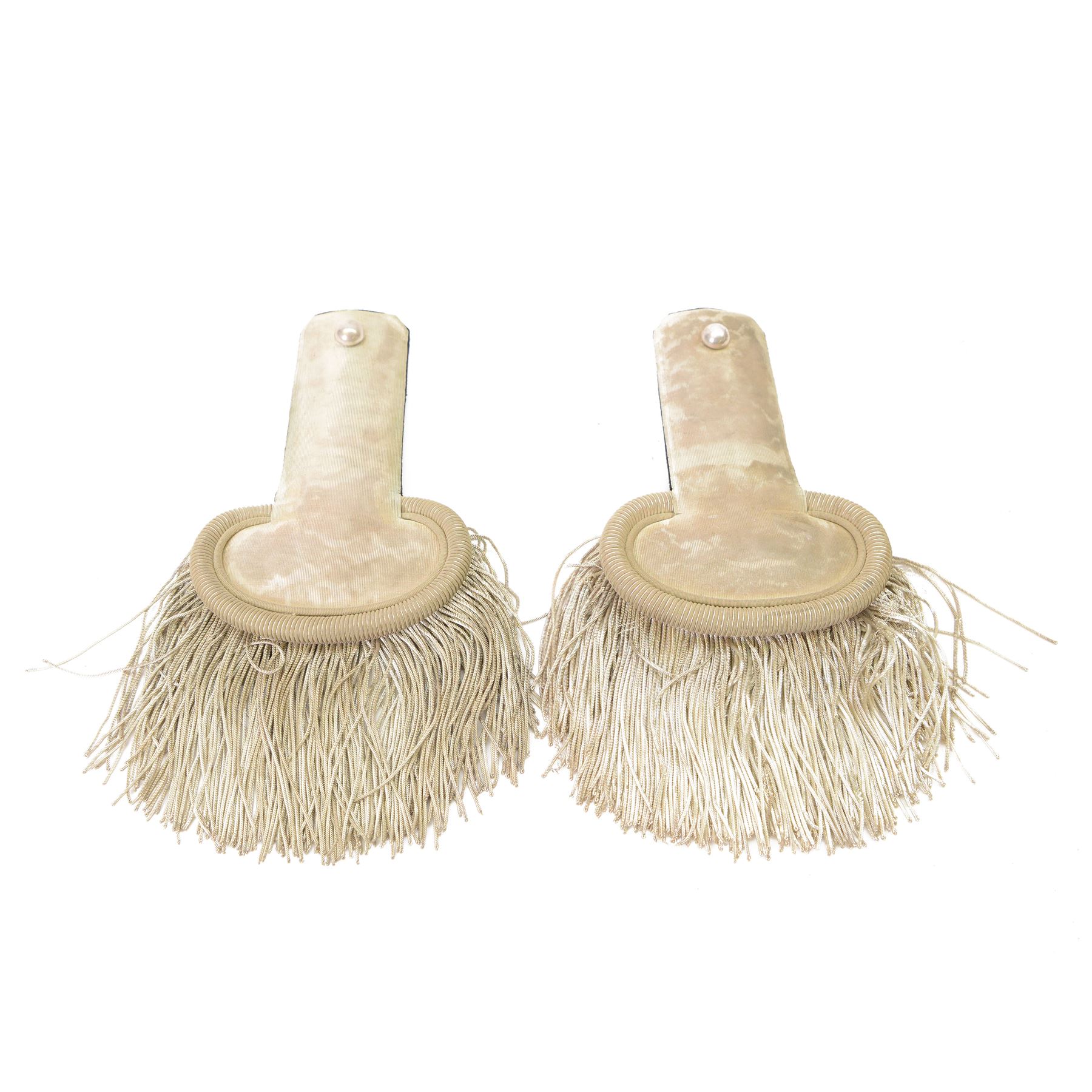 French Dragoon epaulettes, circa 1890, in original box 