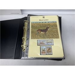 Stamps including first day covers relating to Diana Princess of Wales, small number of coin covers, Mercury 'Silk' covers, other first day covers many with printed address and special postmarks, Australia, Barbados, British Honduras, Germany, Jamaica and other World stamps, housed in albums, folders and loose, in one box