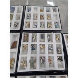 Large collection of Wade Whimsies, including Happy Family, Water Life, KP Friars, Whoppahs, etc