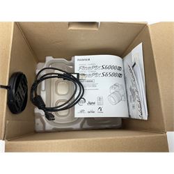 Minolta Dynax 5xi camera body serial no 17222646 with 'AF Zoom Xi 28-80mm 1:4(22)-56' lens serial no 17220881, Minolta SRT101 camera body serial 1944687, Lumix camera body serial no K6SC10168 etc 