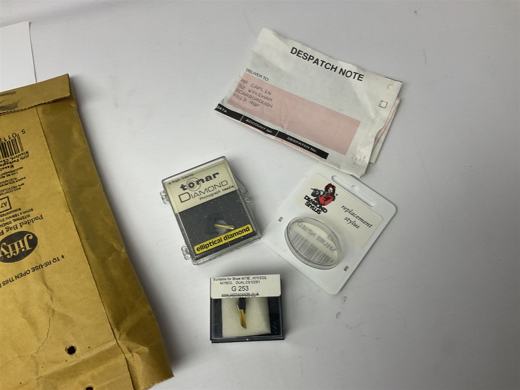 1970s Transcriptor Saturn turntable with paperwork including original receipt dated June 1973 and some accessories