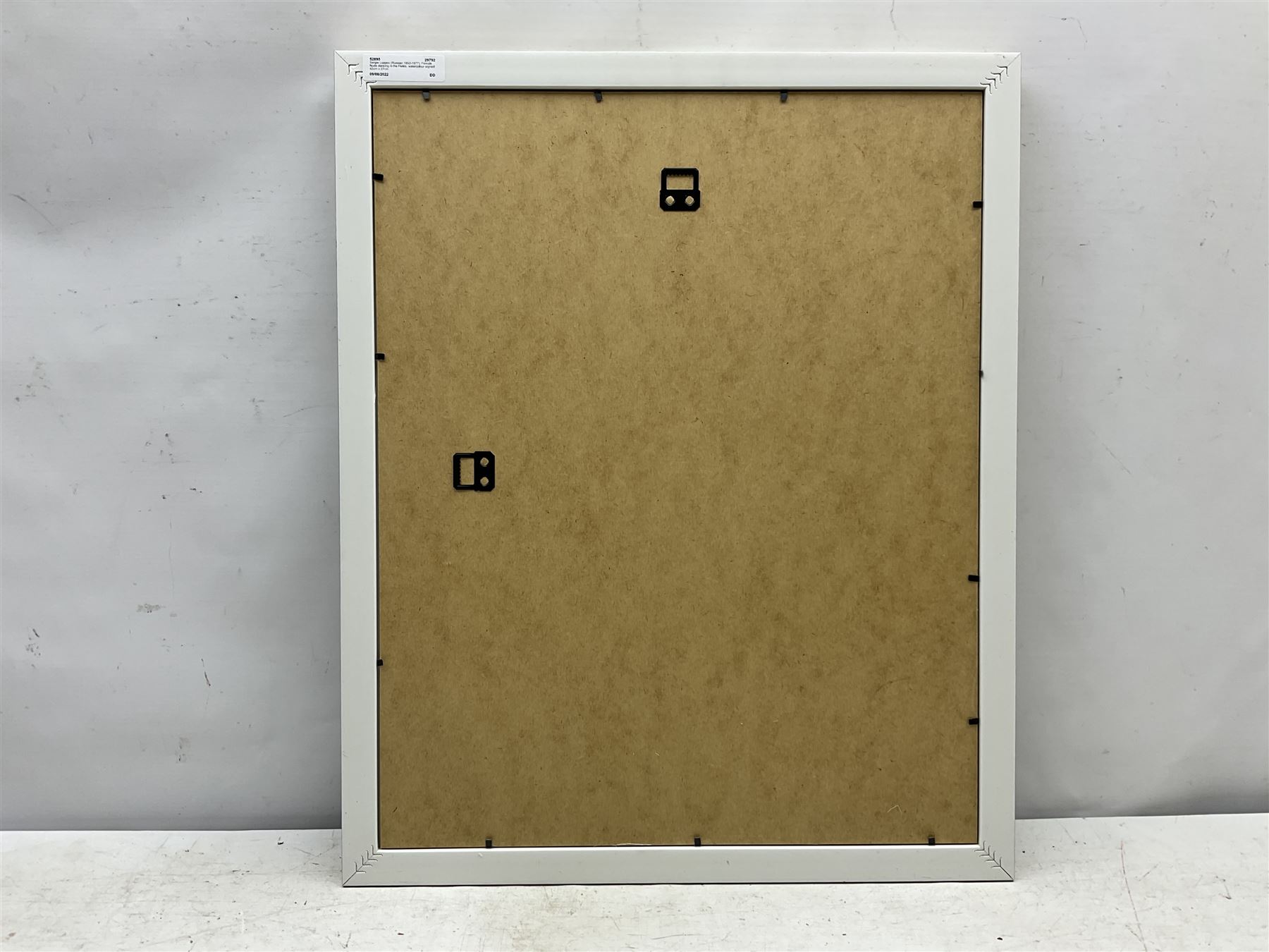 Sergie Luppov (Russian 1893-1977): Female Nude dancing in the Fields, watercolour signed 42cm x 27cm