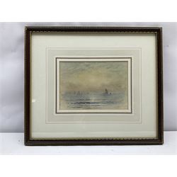 Joseph Arthur Palliser Severn RI ROI (British 1842-1931): Fishing Boats at Sunset, watercolour signed and dated 1904, 12cm x 17cm
Provenance: with The Parker Gallery, Albermarle St. London