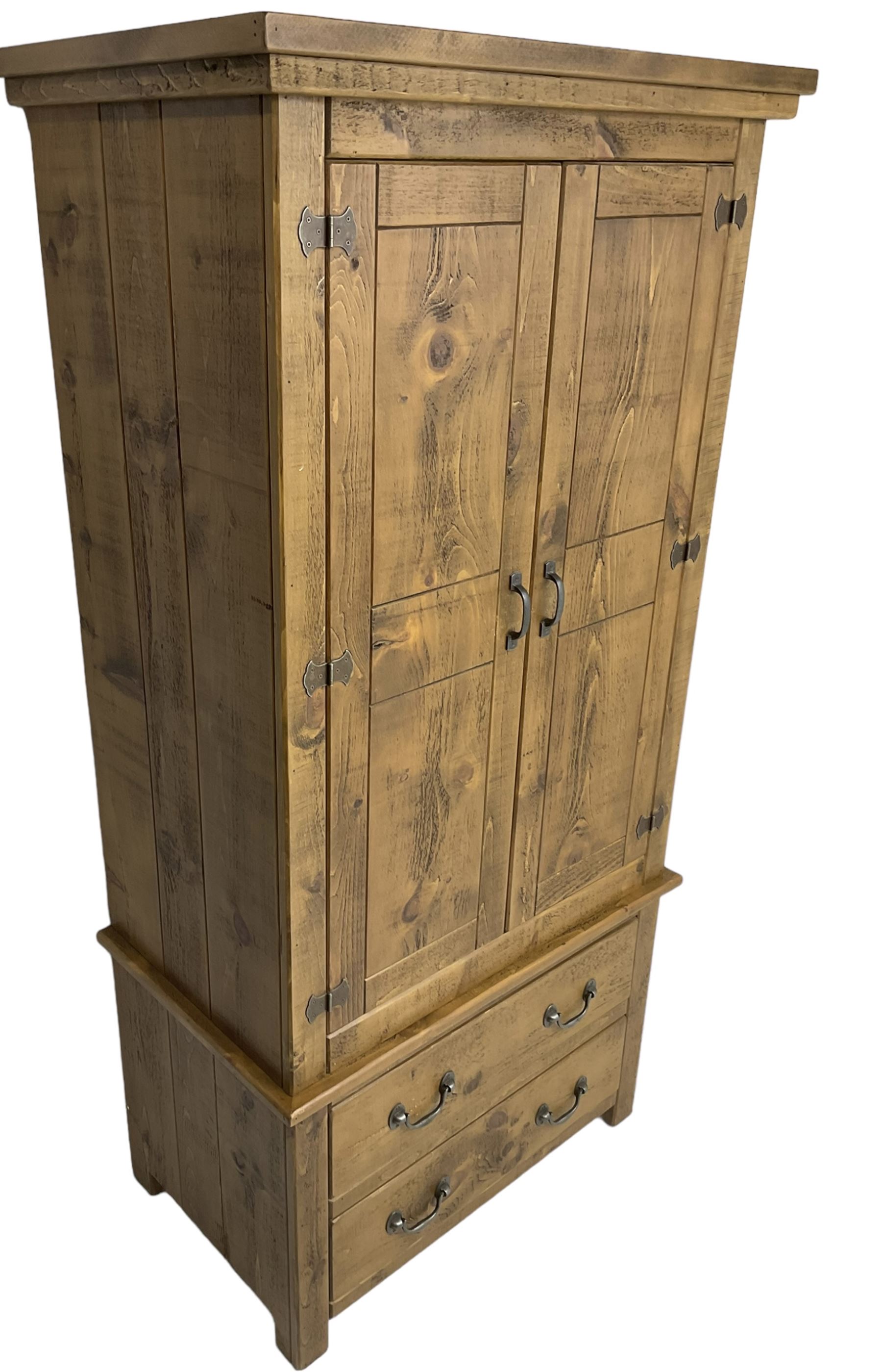Small Rustic Wardrobe Rustic pine wardrobe | Modern Furniture | 92612