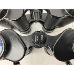 Eight cased pairs of binoculars, to include Noctovist Mk II 8x30, Prinz 8x30, Steiner Bayreuth 8x30, Springfield H.F.P 8x26 etc