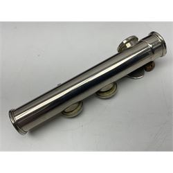Lafleur three-piece flute, serial no.3357; in fitted carrying case