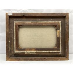 Sidney Valentine Gardner (Staithes Group 1869-1957): North Yorkshire Moorland Stream, oil on canvas signed 34cm x 52cm