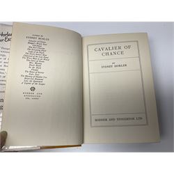 Collection of Hodder and Stoughton yellow jacket version books, to include Sydney Horler, George Goodchild, Dornford Yates, Leslie Charteris etc 