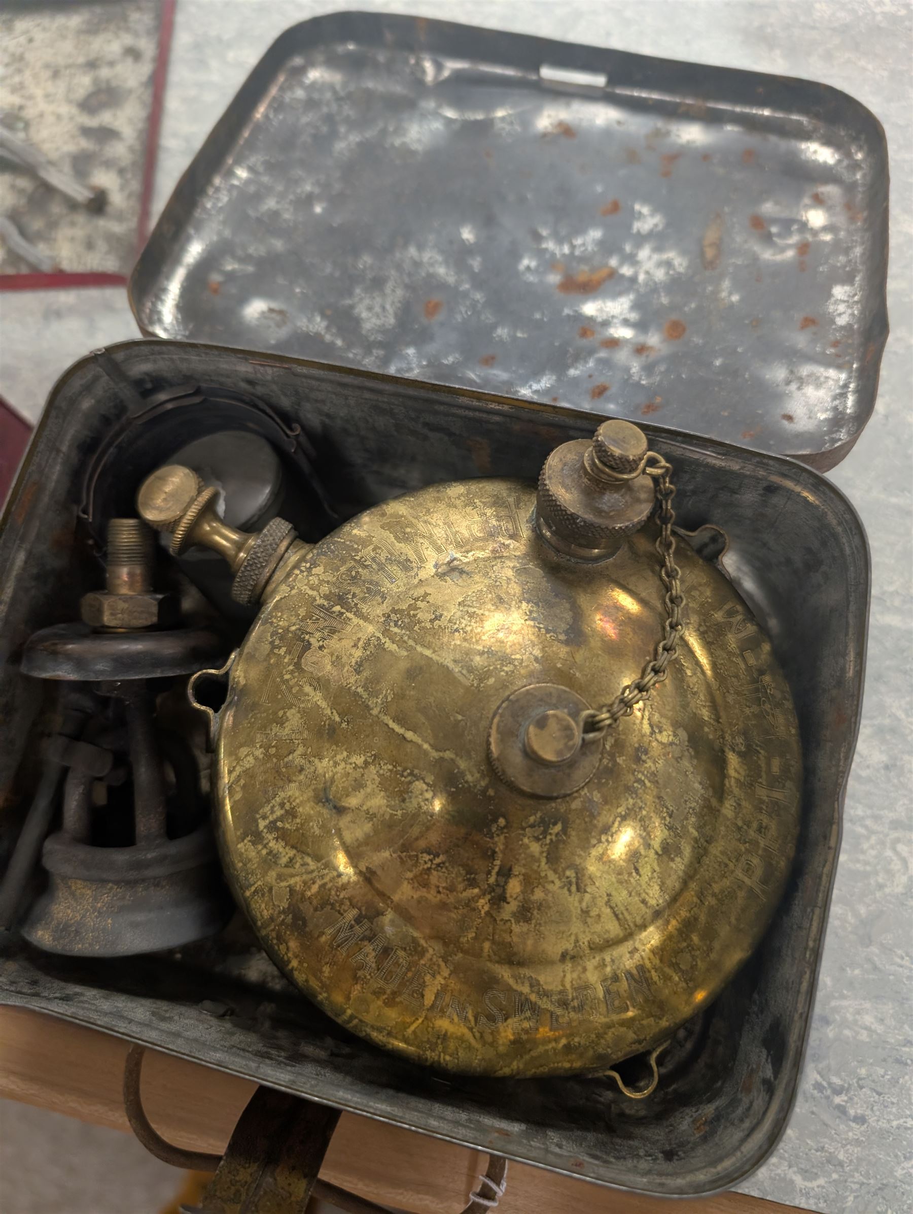 Two Optimus Paraffin stoves