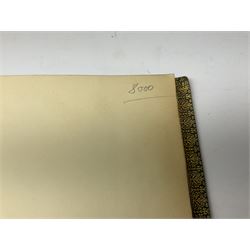 Balaschoff & Herbillon: L'Armee Allemande Sous L'Empereur Guillaume II. 1890 Paris. Forty-five laid-in chromolithograph plates together with numerous text illustrations. Oblong folio. Full moroccan leather and gilt binding with painted English Royal Crest to front cover and a.e.g.