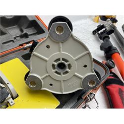 Land Surveying equipment - Nikon AX-2s Automatic Level 360 degrees, serial no.810890; in carrying case with instructions; Nikon Electronic Distancemaster Prism; in carrying case; Imax B6AC Dual Power Professional Balance Charger/Discharger; in carrying bag; Omni Zero 