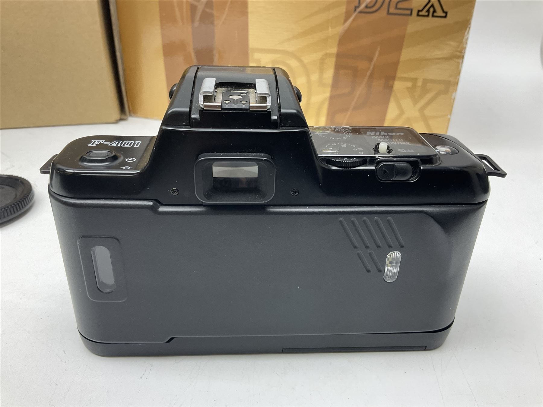 Nikon F-401 camera body, serial no. 2064766, together with Nikon Shutter Speed range, serial no.106395, and other Nikon equipment and camera bodies 