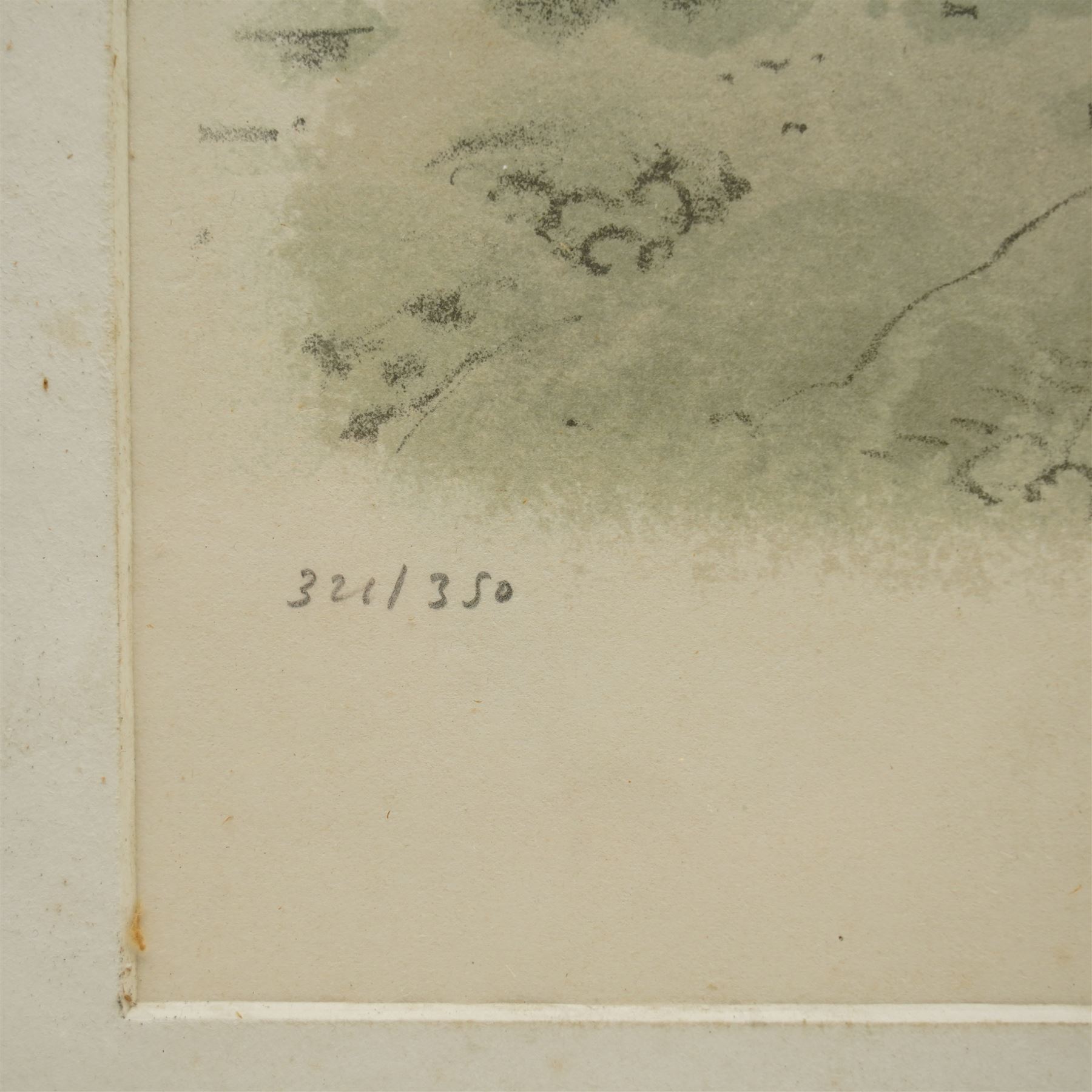 David Gentleman (British 1930-): 'Seven Sisters' Sussex, limited edition colour lithograph signed and numbered 321/350 in pencil 43cm x 55cm