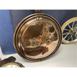 Silver Cross style dolls pram, copper warming pan with turned wooden handle, family Bible, Whitby Ordnance Survey maps etc, and a wooden barometer in the form of an anchor