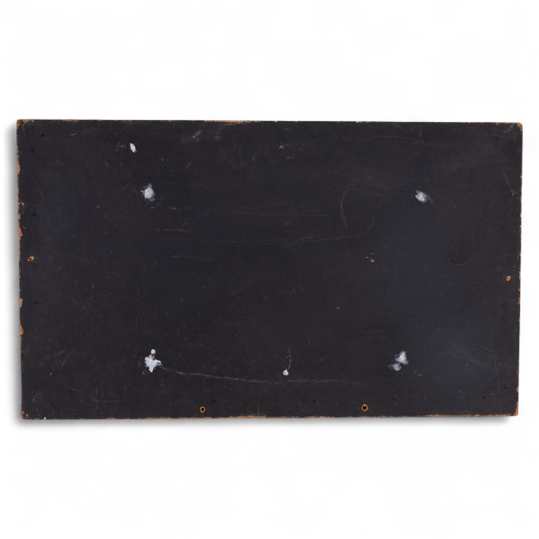 'Showboat and Emporium' painted wooden sign, yellow lettering on a red ground, H54cm, W91cm