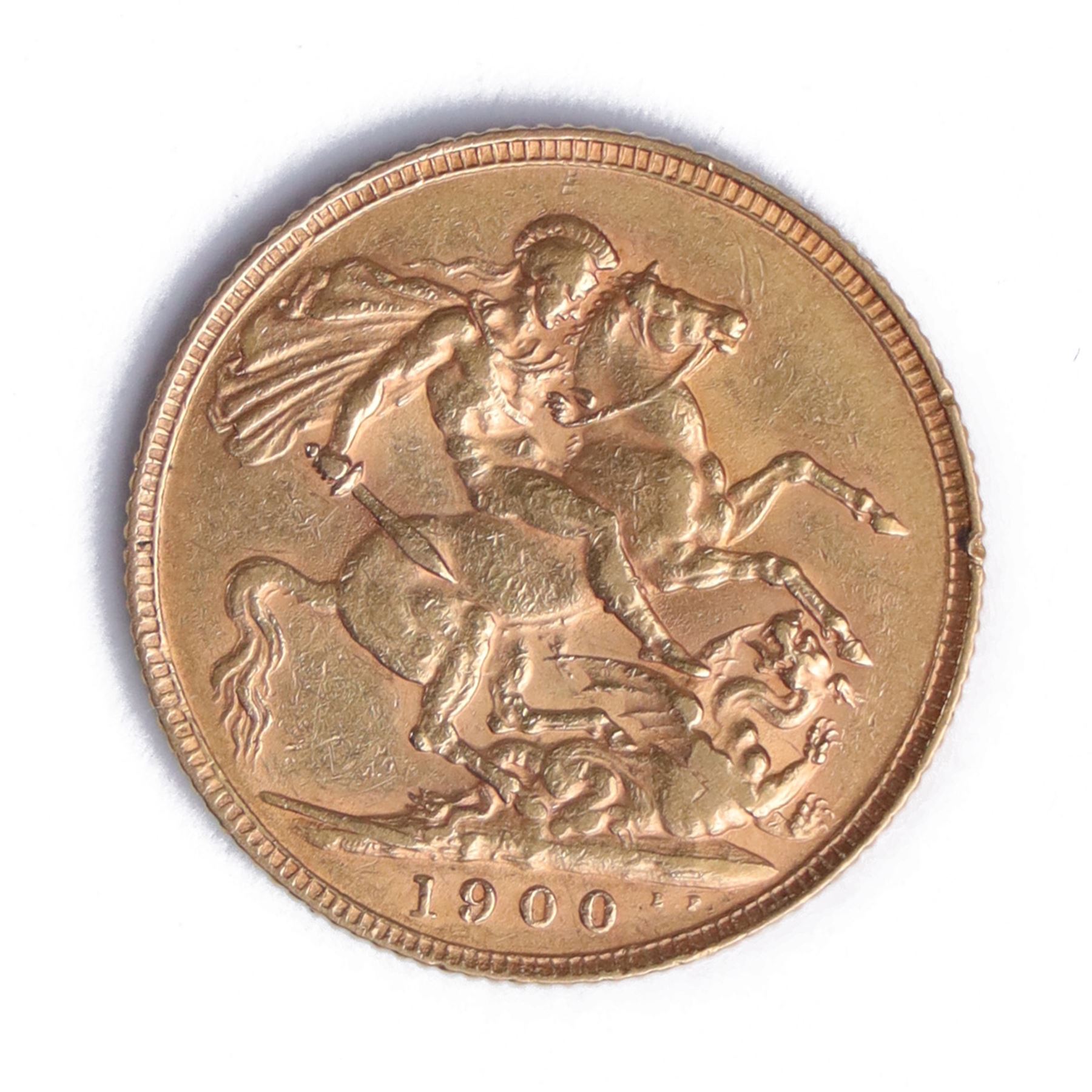 Queen Victoria 1900 gold full sovereign coin