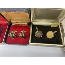Silver jewellery including St Johns Ambulance medal, tiger's eye necklace, identity bracelet, etc, together with Festival of Britain powder compact, Ippag dice lighter, Win International lighter, Victorian and later costume jewellery and wristwatches