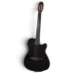 Godin Multiac ACS SA chambered hybrid guitar, in black high gloss finish, made in Canada, ...