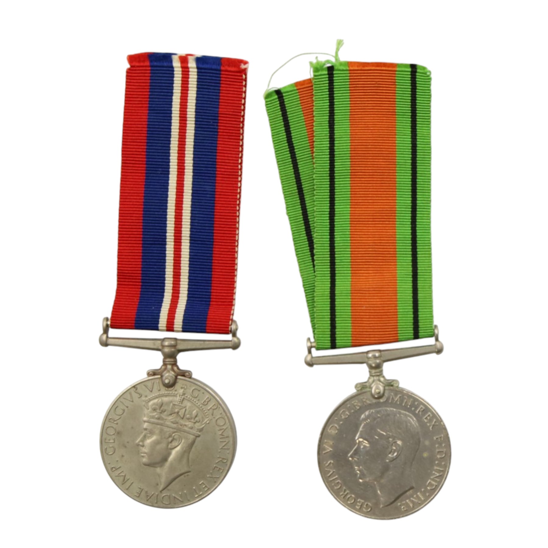 WWII British medals, comprising War medal, Defence medal, 1939-1945 Star, Burma Star, Italy Star and Africa Star 