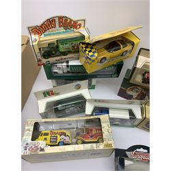Various makers - thirty-two modern die-cast promotional models by Lledo, Days Gone, Maisto, Matchbox etc including Dandy/Beano, PG Tips, TV etc, all boxed (32)