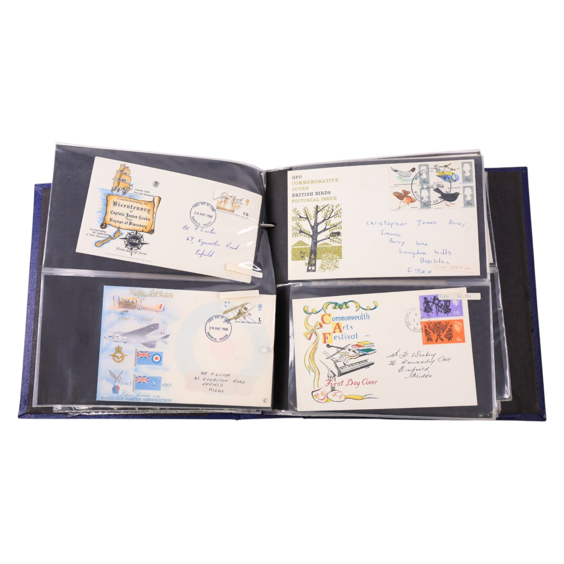 Great British and World stamps, including Isle of Man covers, other first day covers, State of Qatar stamps, etc, in two boxes