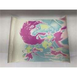 Set of 4 limited edition prints of the Beatles, by Richard Avedon for the Daily Express, H68 W48cm