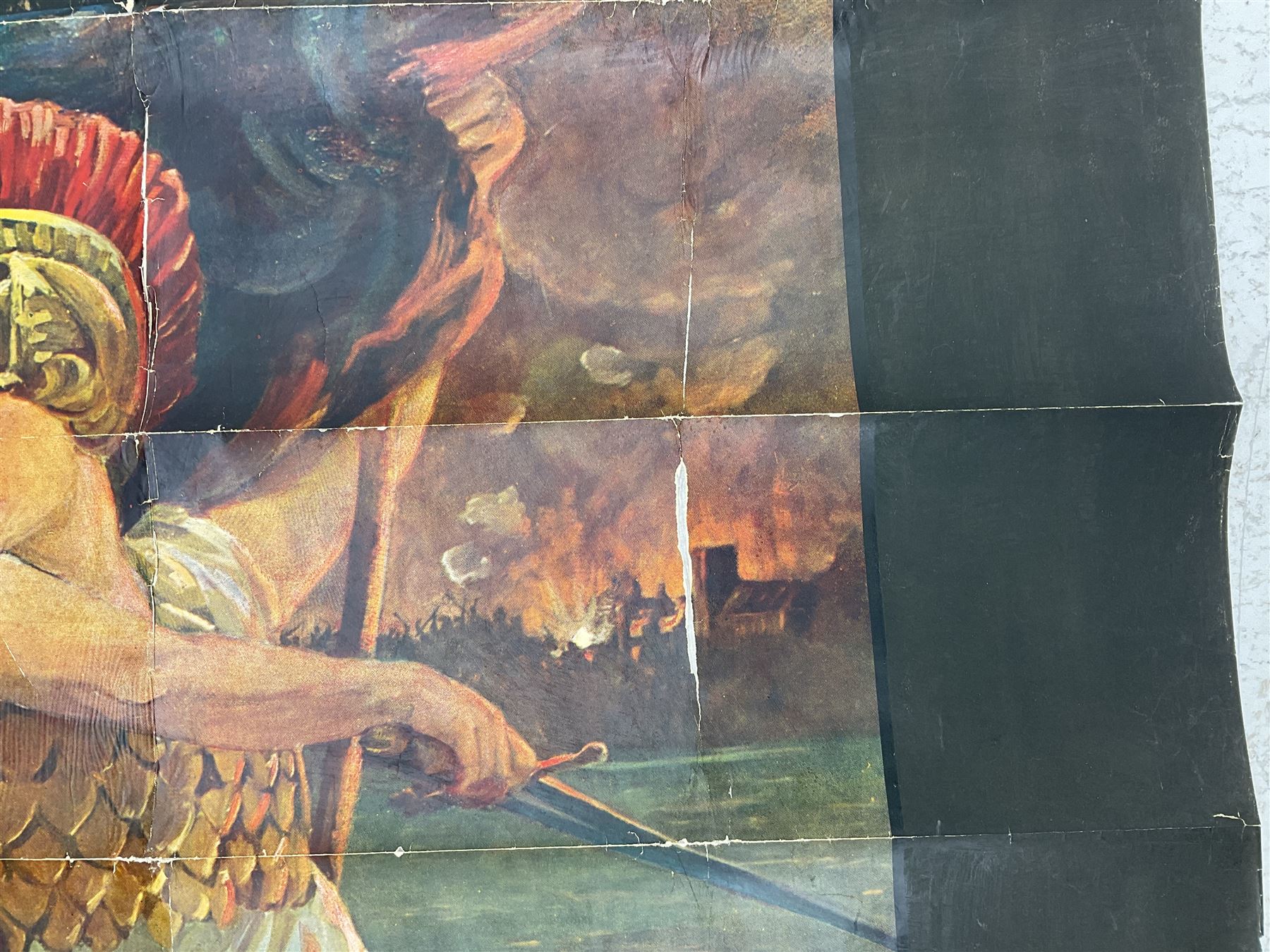 Edith M Kemp-Welch (British 1870-1941): 'Remember Scarborough! Enlist Now', rare original Parliamentary Recruiting Committee poster No. 41, circa 1915, printed by David Allen 149 x 98cm