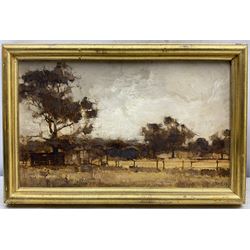 James Taylor (British 1925-2000): 'Kentish Landscape', pair oils on panel signed 24cm x 39cm (2)
Provenance: with The Lefevre Gallery, Bruton St., London, labels verso