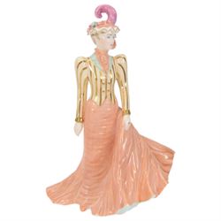 Coalport The Ascot Ladies set of six figures, comprising 1984, 1985, 1986, 1987,1988 and 1989, all with certificates and original boxes