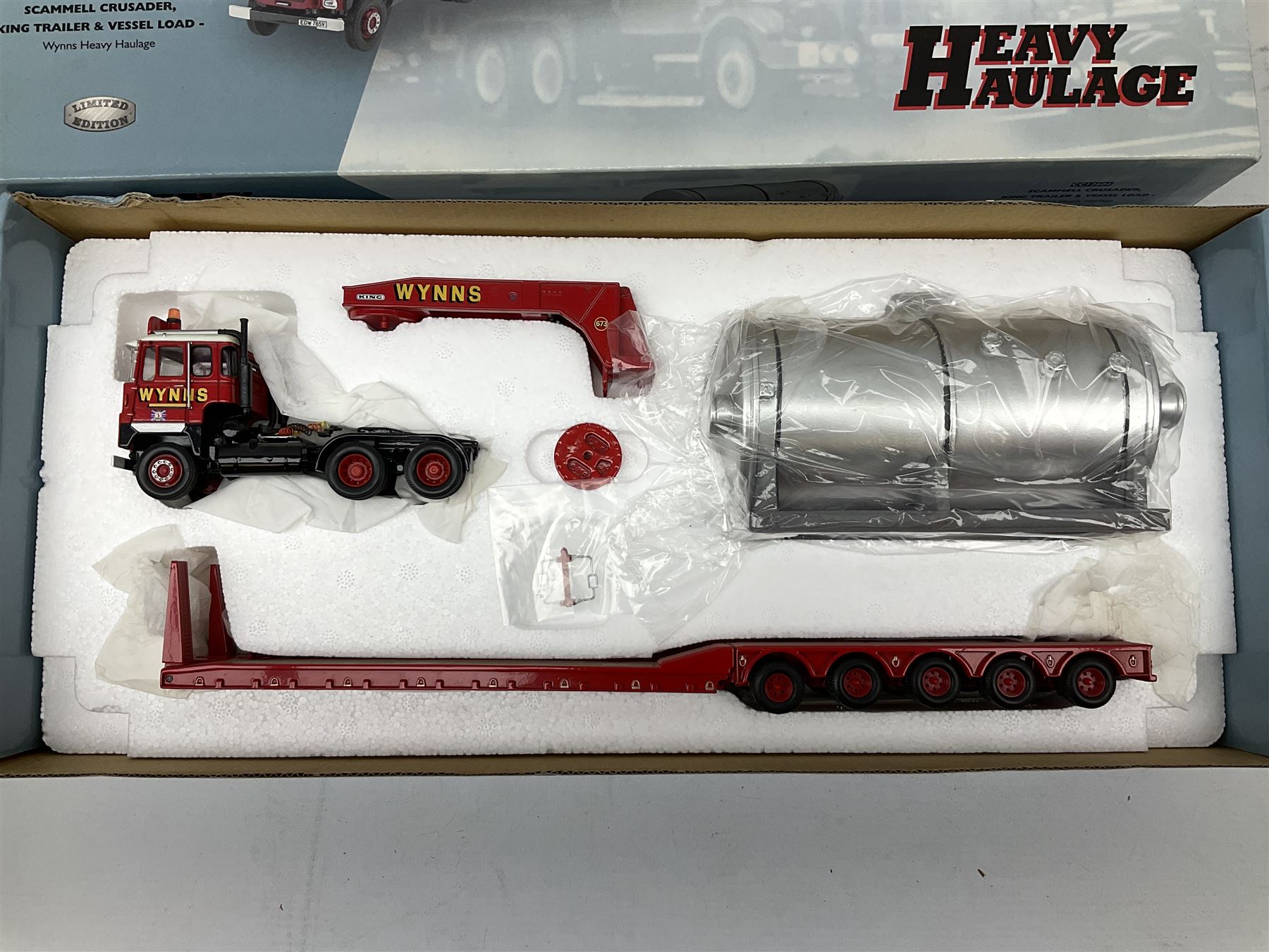 Corgi Scammell Contractor Heavy Haulage Rouge - Avec 8 Modules - Métal - Occasion