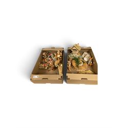 Collection of Pendelfin figures and stands 