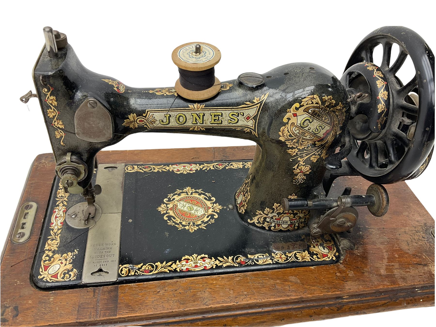 Singer treadle sewing machine and table top sewing machine (2)