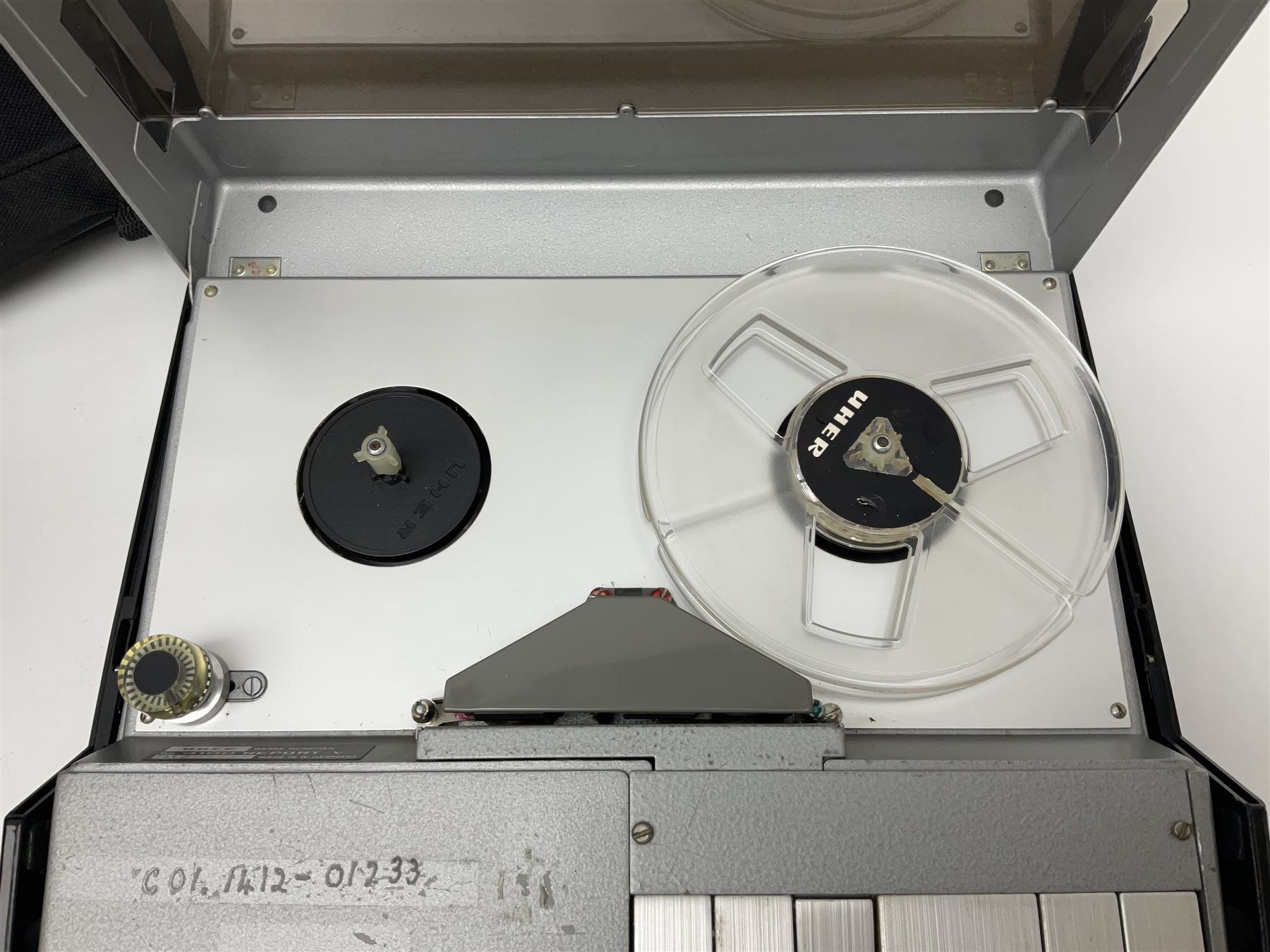Uher 4100 Report-V professional tape recorder, with case, together with Uher 4000 Report professional tape recorder 
